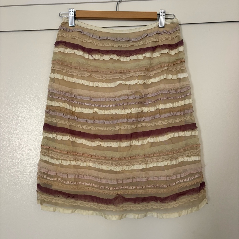 Persaman New York Layered A-Line Skirt
